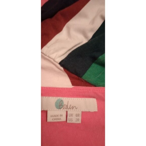 Boden Women's Size 2R Colorfully Striped Maxi Dress - Picture 5 of 8